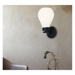 JS-GL-1451-W - BLACK METAL & PLA Modern Hanging Light
