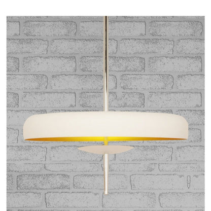 JS-GL-15400-1WH - BLACK & GOLD & CHROME METAL Modern Hanging Light