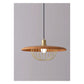 JS-GL-16021-LW - LIGHTWOOD & MATT GOLD Metal Hanging Light