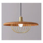 JS-GL-16021-LW - LIGHTWOOD & MATT GOLD Metal Hanging Light