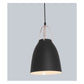 JS-GL-16035-200 WH - BLACK & WHITE & CHROME Metal Hanging Light