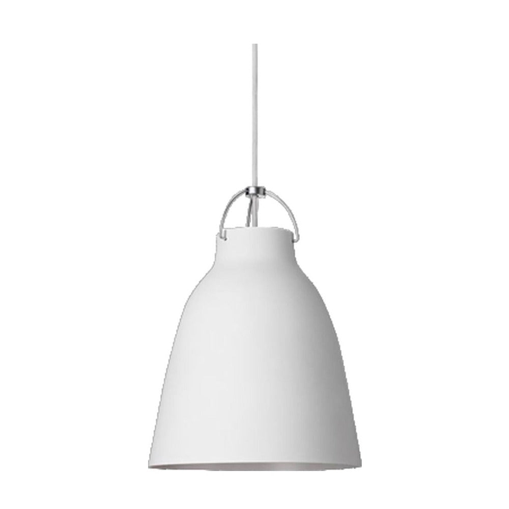 JS-GL-16035-250 WH - WHITE & CHROME Metal Hanging Light