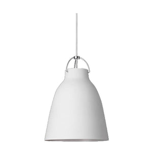 JS-GL-16035-250 WH - WHITE & CHROME Metal Hanging Light