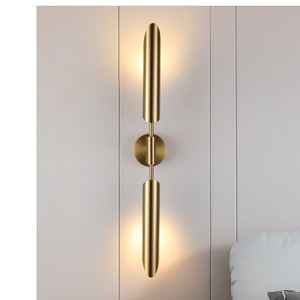 JS-GL-1611-2 - ANTIQUE BRASS METAL Led Wall Light