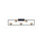 JS-GL-1625-5 - BLACK & ANTIQUE BRASS METAL & ACRYLIC Luxury Wall Light