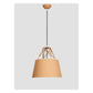JS-GL-18006 - BEIGE & WHITE Metal Hanging Light
