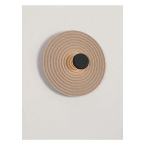 JS-GL-1923-W BE - Black & Beige Metal & Acrylic & Acoustic Modern Wall Light