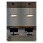 JS-GL-1924-H 300 - Black & Grey Metal & Acrylic & Acoustic Modern Hanging Light