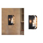 JS-GL-19313-1 - Antique Brass & Black Metal & Marble Modern Wall Light
