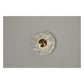 JS-GL-2003-L - Antique Brass Metal & Shell Modern Wall Light