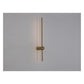 JS-GL-2009 - Antique Brass Metal & Silicone Modern Wall Light