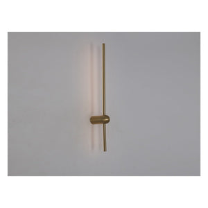 JS-GL-2009 - Antique Brass Metal & Silicone Modern Wall Light