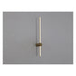JS-GL-2009 - Antique Brass Metal & Silicone Modern Wall Light