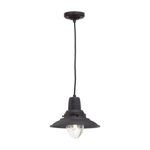 JS-GL-2011C - Black Glass Metal Hanging Light