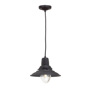 JS-GL-2011C - Black Glass Metal Hanging Light