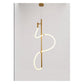 JS-GL-2013-1 - ANTIQUE BRASS METAL Silicon Rope Hanging Light