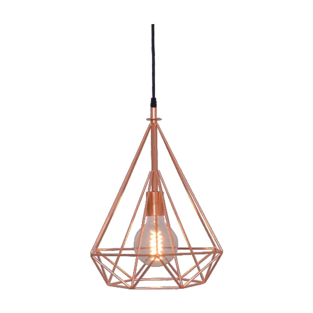 JS-GL-2017-1COP - COPPER Metal Hanging Light