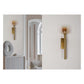 JS-GL-2025 -AMB - Antique Brass Metal & Glass Modern Wall Light