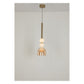 JS-GL-20269-HL - Antique Brass Metal Glass Ball Pendant Light