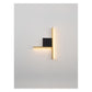 JS-GL-20270 - Brushed Brass & Texture Black Metal & Acrylic Modern Wall Light