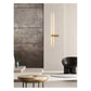 JS-GL-20272 - Matt Brushed Brass Metal & Acrylic Modern Wall Light