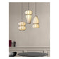 JS-GL-20278-A - Black Metal & Handmade Paper Modern Hanging Light