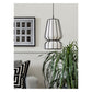 JS-GL-20278-B - Black Metal & Handmade Paper Modern Hanging Light