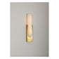 JS-GL-20283 - Antique Brass Metal & Onyx Marble Wall Light