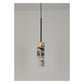 JS-GL-20285 - Antique Brass Metal & Onyx Marble Luxury Hanging Light