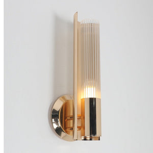 JS-GL-20289 - French Gold Metal & Acrylic Modern Wall Light