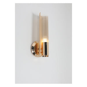 JS-GL-20289 - French Gold Metal & Acrylic Modern Wall Light