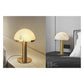 JS-GL-20290-T - Beige & Black Metal & Resin Marble Floor Lamp