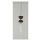 JS-GL-20294-1-CF - Antique Brass Metal & Glass & Marble Luxury Hanging Light