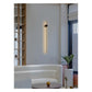 JS-GL-2030-W - Antique Brass & Black Metal & Acrylic Modern Wall Light