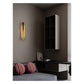 JS-GL-20308 - Antique Brass Metal & Onyx Marble Wall Light