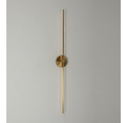 JS-GL-2031-M - Antique Brass Metal & Acrylic Modern Wall Light
