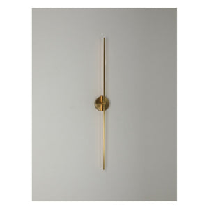 JS-GL-2031-M - Antique Brass Metal & Acrylic Modern Wall Light