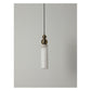JS-GL-2041-1 - Antique Brass Metal & Onyx Marble Hanging Light