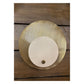 JS-GL-2045-W - ANTIQUE BRASS METAL & ALABASTER MARBLE Wall Light