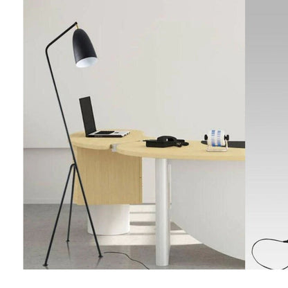 JS-GL-2047 - Black & White Metal Modern Floor Lamp