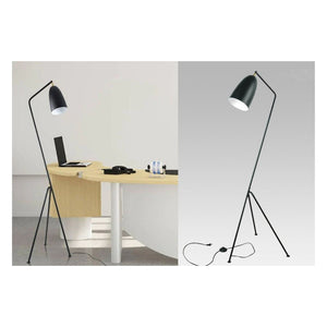 JS-GL-2047 - Black & White Metal Modern Floor Lamp