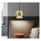 JS-GL-20481-1 - ANTIQUE BRASS METAL Glass Hanging Light