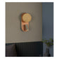 JS-GL-20486-CP - METAL & ONYX MARBLE Bedside Led Reading Wall Light