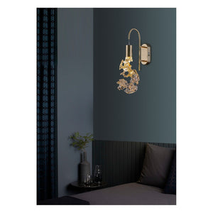 JS-GL-2202-1 - French Gold Metal & Acrylic Modern Wall Light