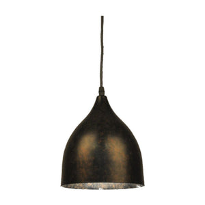 JS-GL-2205-RB - RUSTIC BLACK Metal Hanging Light