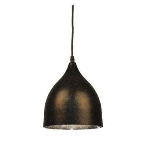 JS-GL-2205-RB - RUSTIC BLACK Metal Hanging Light