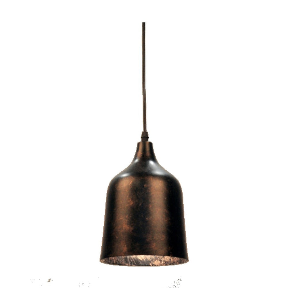 JS-GL-2206-RB - RUSTIC BLACK Metal Hanging Light