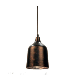 JS-GL-2206-RB - RUSTIC BLACK Metal Hanging Light