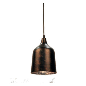 JS-GL-2206-RB - RUSTIC BLACK Metal Hanging Light
