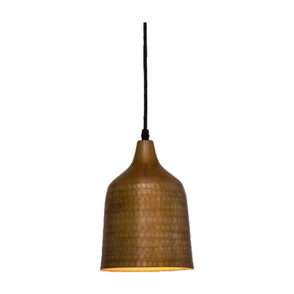 JS-GL-2208-AB - ANTIQUE BRASS & GOLD Metal Hanging Light